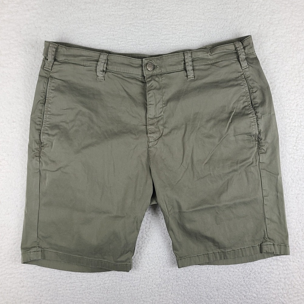Mavi Jeans Shorts Mens 40 Sage Green Matteo 9" Inseam Casual Chino